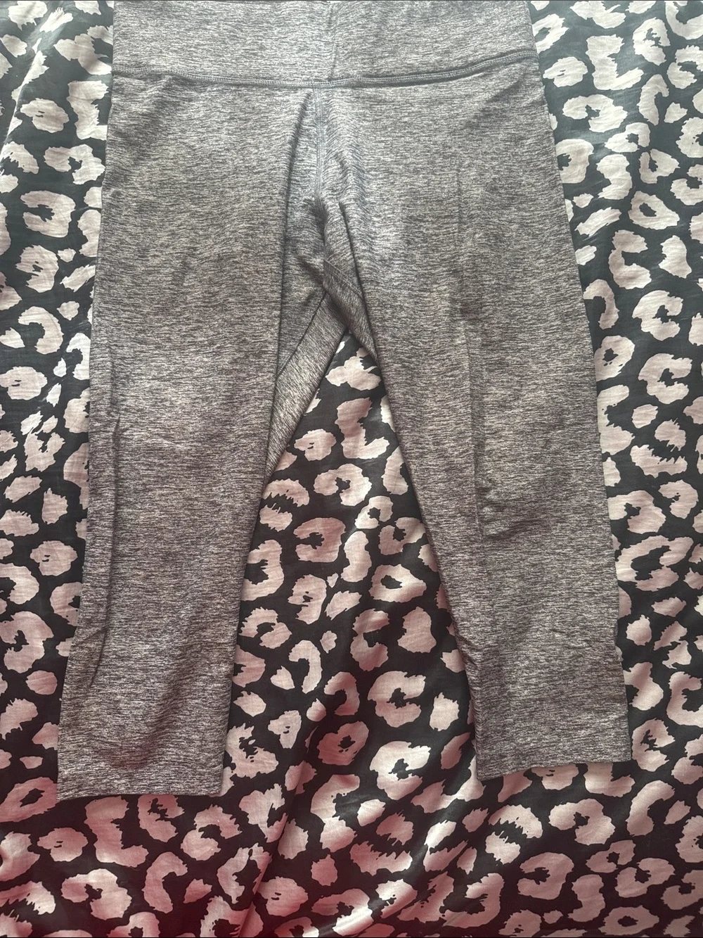 Gray Performance Capri Leggings